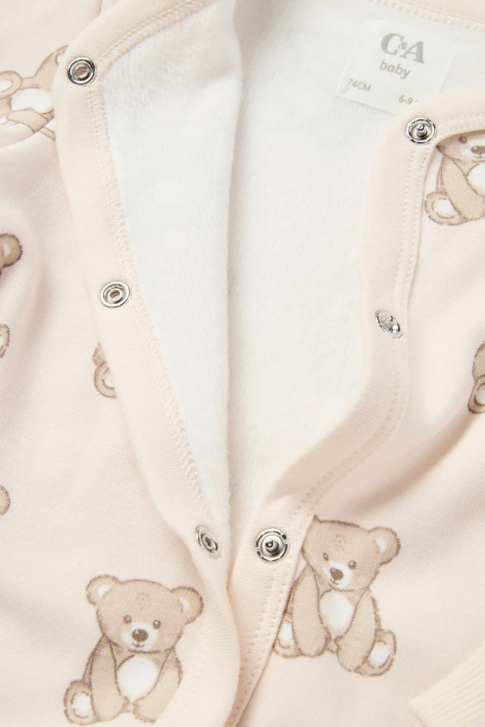 2238361-1-14 Bear - lined sleepsuit Immediate - Image 4