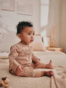 Neutral Family Two Way Zip Footless Baby Sleepsuit (0-18mths)