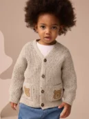 Neutral Bears Character Cardigan (3mths-7yrs) Immediate