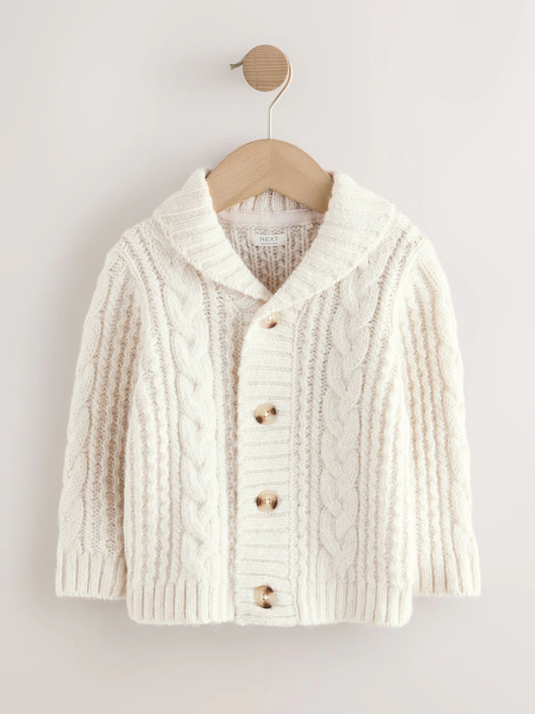 F22627s.jpg Cream Character Cardigan (3mths-7yrs) Immediate