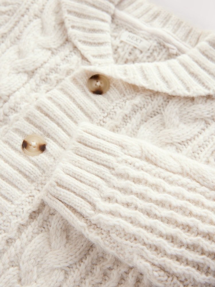 F22627s4 Cream Character Cardigan (3mths-7yrs) Immediate - Image 3