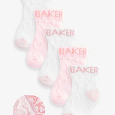 Baker by Ted Baker Girls Socks 5 Pack