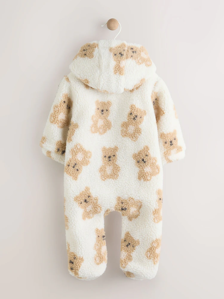 AN7417s2.jpg Natural Bear Borg All Over Printed Baby Pramsuit (0-18mths) - Image 2