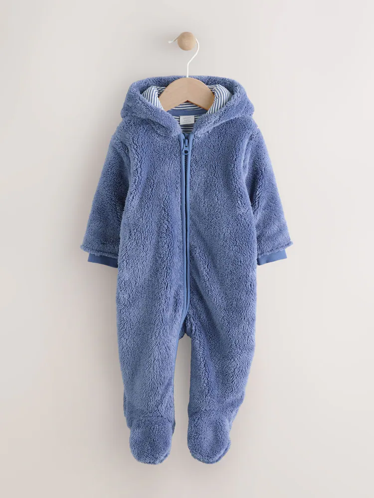 AN7431s.jpg Navy Fleece Baby Pramsuit (0mths-2yrs)