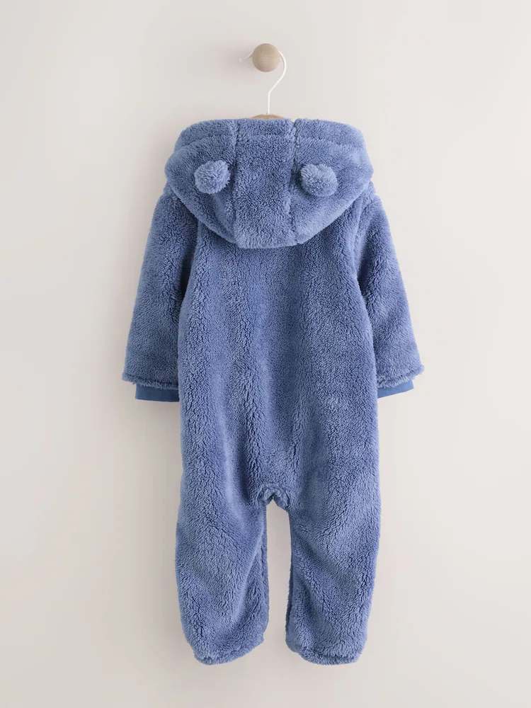 AN7431s2.jpg Navy Fleece Baby Pramsuit (0mths-2yrs) - Image 2