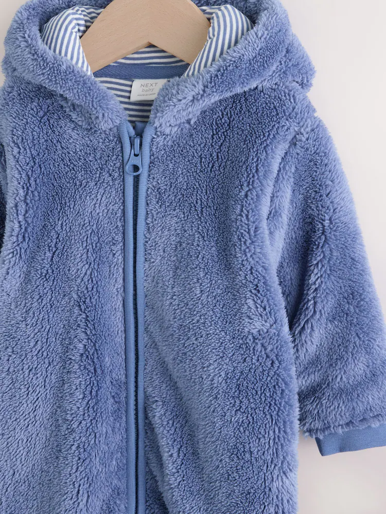 AN7431s3.jpg Navy Fleece Baby Pramsuit (0mths-2yrs) - Image 3
