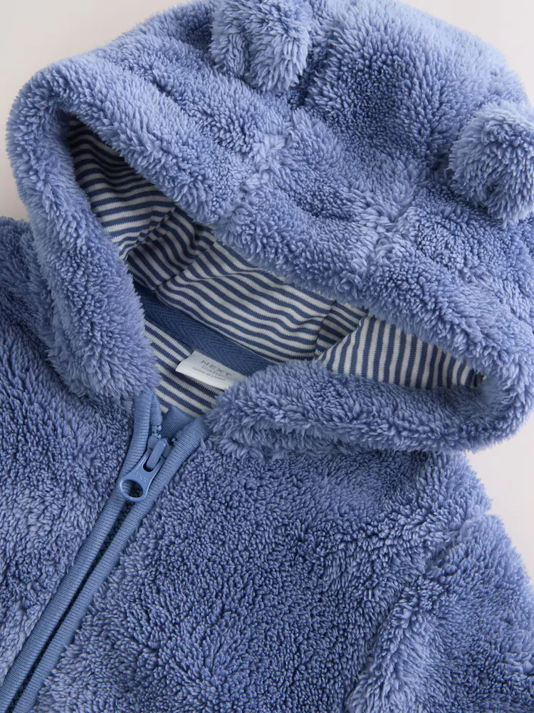 AN7431s4.jpg Navy Fleece Baby Pramsuit (0mths-2yrs) - Image 4