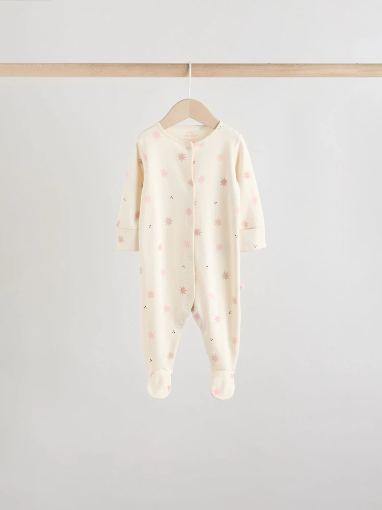 AW2290s8.jpg Pink 7 Pack Baby Sleepsuits (0mths-3yrs) - Image 10