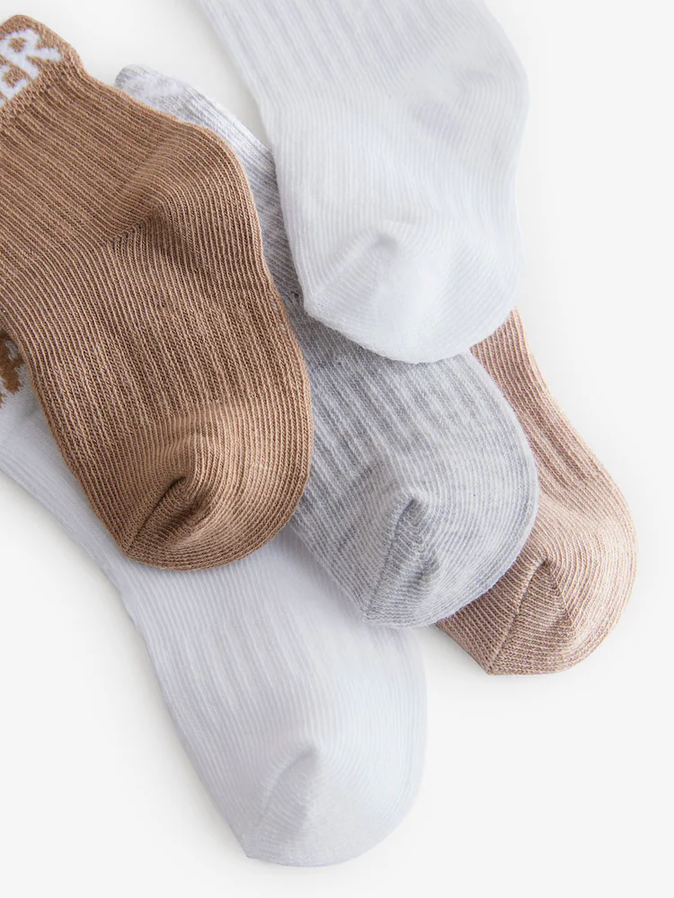 AY7868s8.jpg Baker by Ted Baker Baby Socks 5 Pack - Image 3
