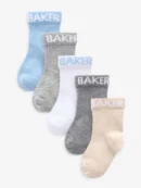 Baker by Ted Baker Baby Socks 5 Pack