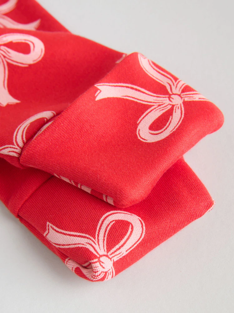 F34044s9.jpg Red Bow Two Way Zip Sleepsuits 3 Pack (0-2yrs) - Image 10