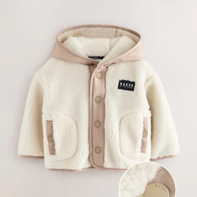 Baker by Ted Baker Stone Borg Jacket