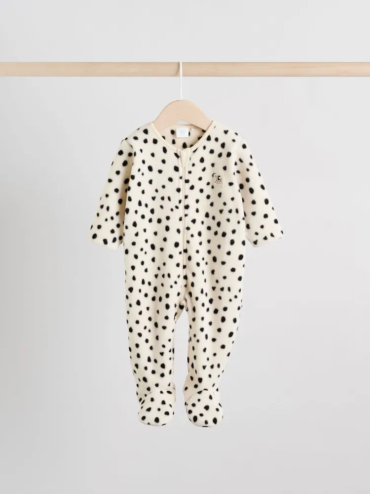 F73334s3.jpg Neutral Baby Micro Fleece Two Way Zip Sleepsuits 2 Pack - Image 3
