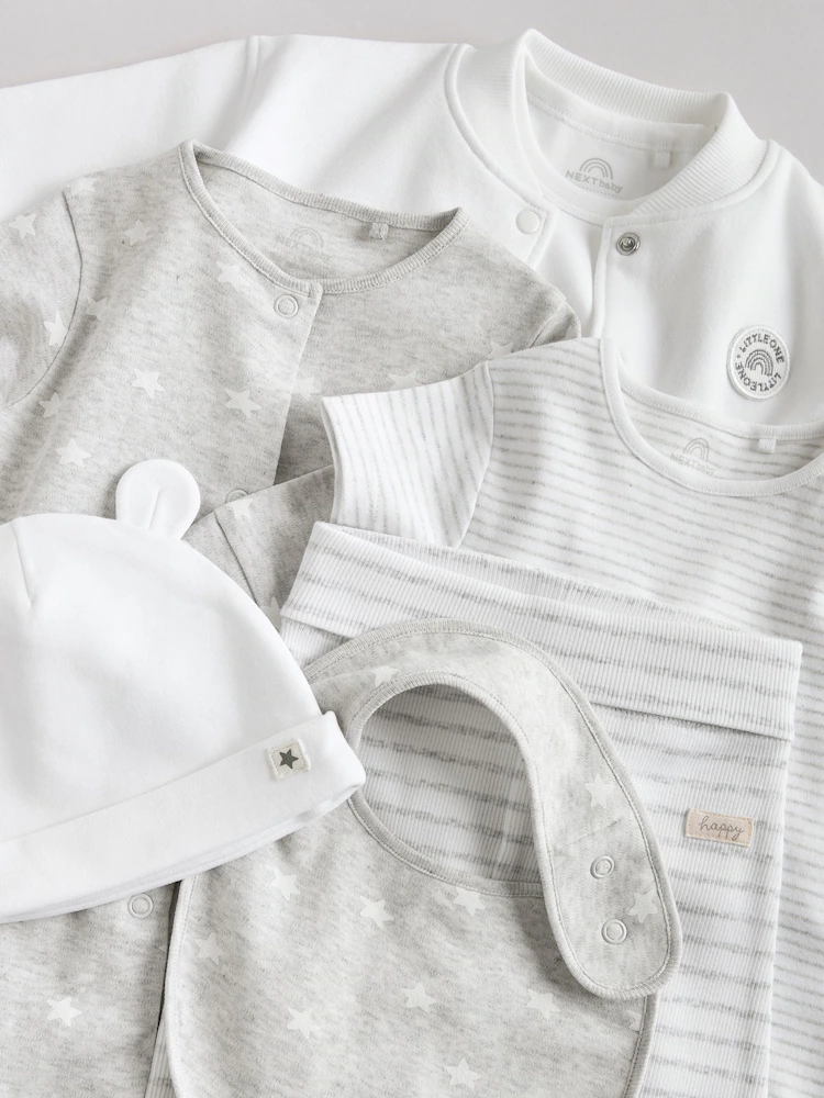 F79359s12.jpg Grey Star Baby Bundle Gift Set 7 Piece (0-18mths) - Image 12