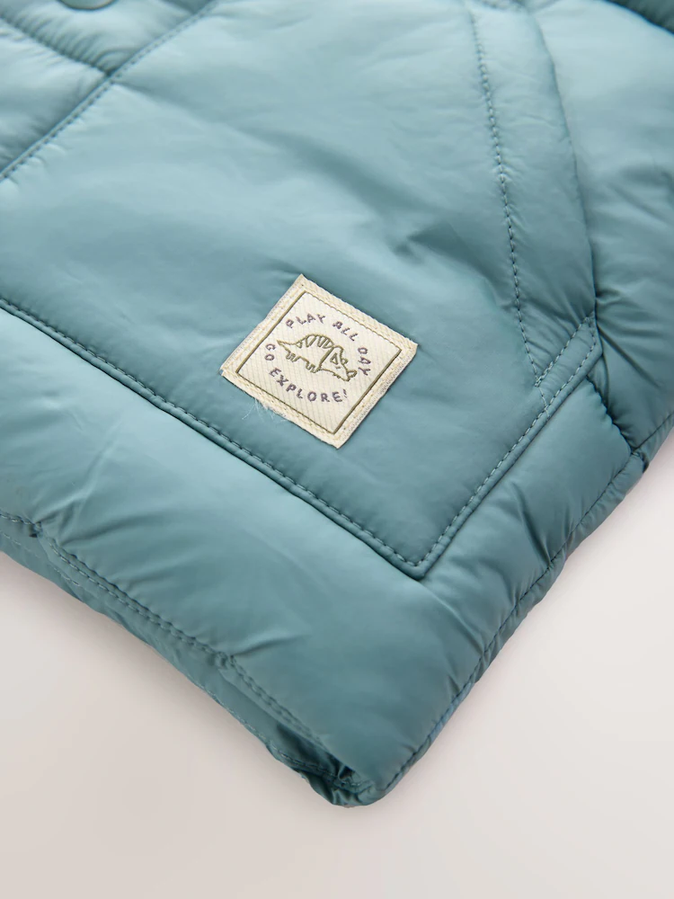 H16332s5.jpg Light Blue Padded Gilet (3mths-10yrs) - Image 4