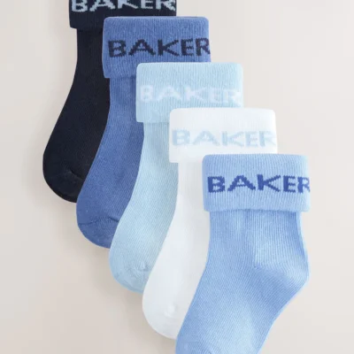 Baker by Ted Baker Baby Socks 5 Pack