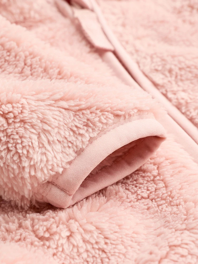 K91411s8.jpg Pink Fleece Baby Hooded Jacket (0mths-2yrs) - Image 7