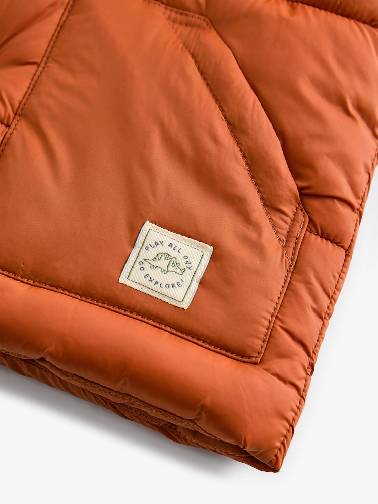 Q60441s9.jpg Rust Brown Padded Gilet (3mths-10yrs) - Image 5