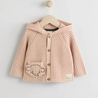 Neutral 100% Cotton Cardigan (0mths-2yrs)