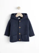Navy Blue Knitted Baby Cardigan (0mths-2yrs)