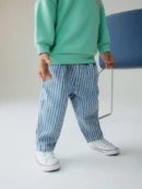 Blue/White Stripe Barrel Jeans (3mths-7yrs)