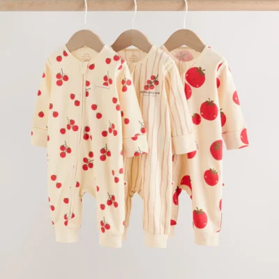 Red Tomato Baby Sleepsuits 3 Pack (0mths-3yrs)