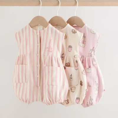 Pink Milk Club Breakfast Rompersuit