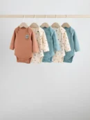 multi baby bodysuits 5 pack