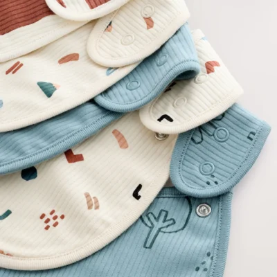 multi baby bibs 5 pack