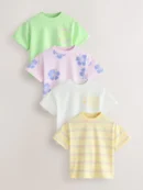 pastel t shirts 4 pack (3mths 7yrs)