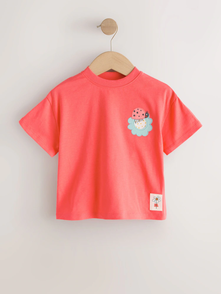 pink t shirts 4 pack (3mths 7yrs) pink t shirts 4 pack (3mths 7yrs)