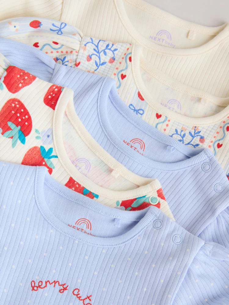 blue short sleeve baby bodysuits 5 pack blue short sleeve baby bodysuits 5 pack