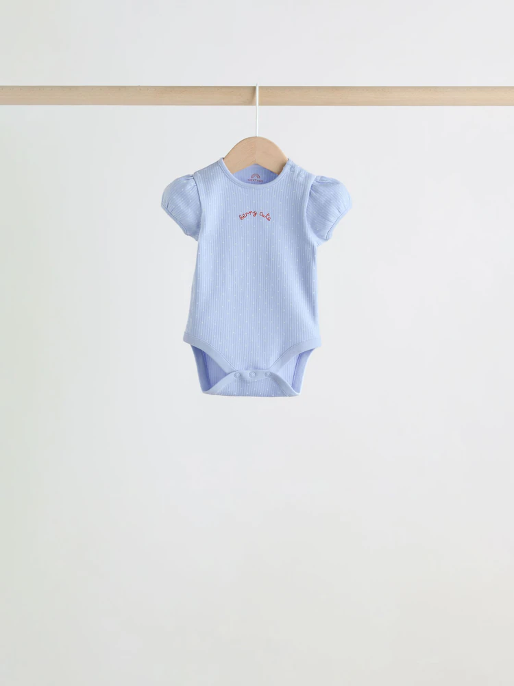 blue short sleeve baby bodysuits 5 pack blue short sleeve baby bodysuits 5 pack