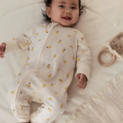 yellow baby sleepsuits 3 pack (0mths 3yrs)