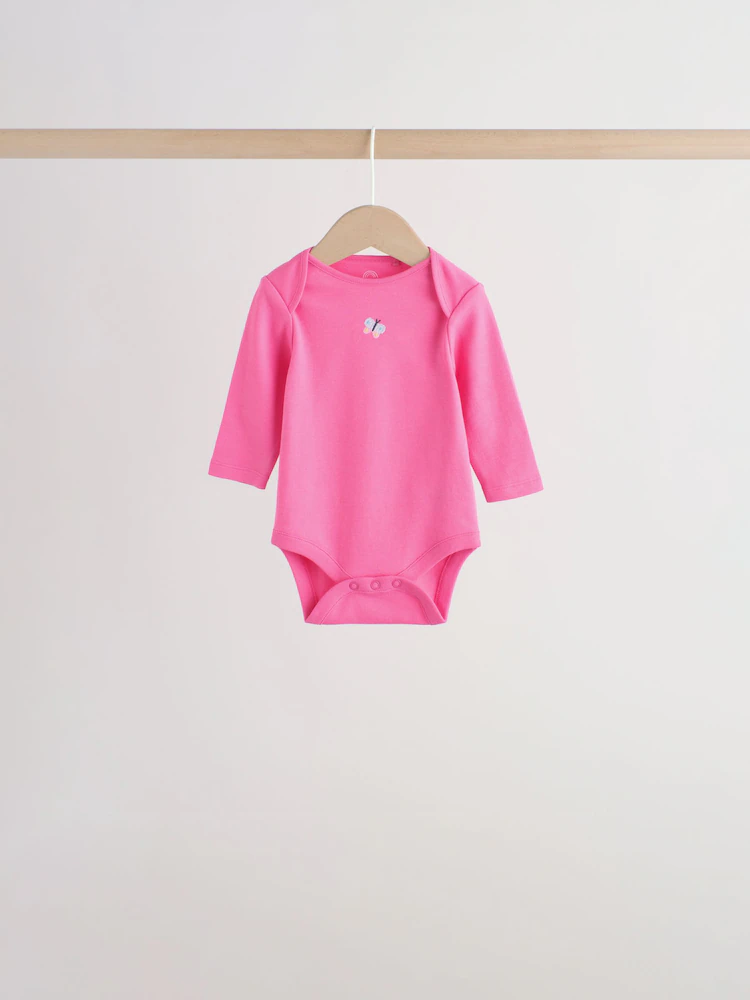 pink long sleeve baby bodysuits 4 pack pink long sleeve baby bodysuits 4 pack