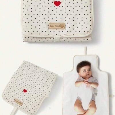 Portable diaper changing pad