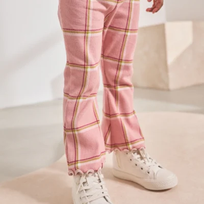 neutral lemon print rib flare leggings (3mths 7yrs) (copy)