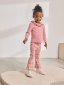 neutral lemon print rib flare leggings (3mths 7yrs) (copy)