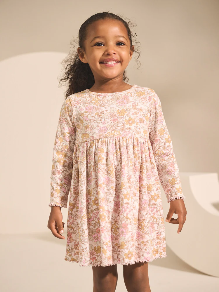 cream floral long sleeve ribbed dress (3mths 7yrs) (copy) cream floral long sleeve ribbed dress (3mths 7yrs) (copy)