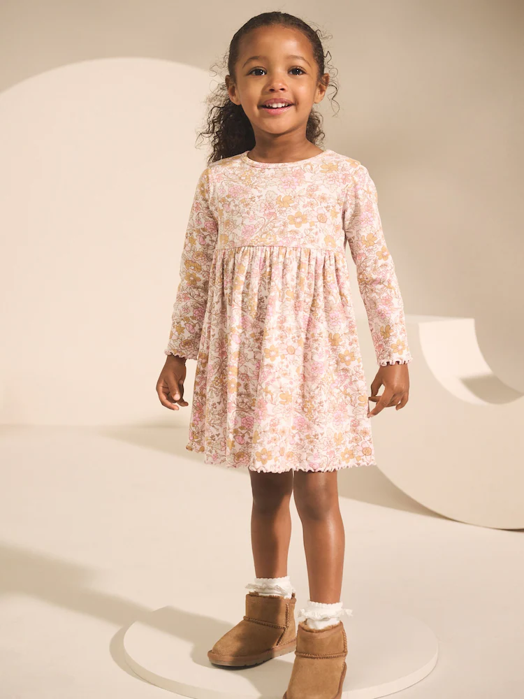 cream floral long sleeve ribbed dress (3mths 7yrs) (copy) cream floral long sleeve ribbed dress (3mths 7yrs) (copy)