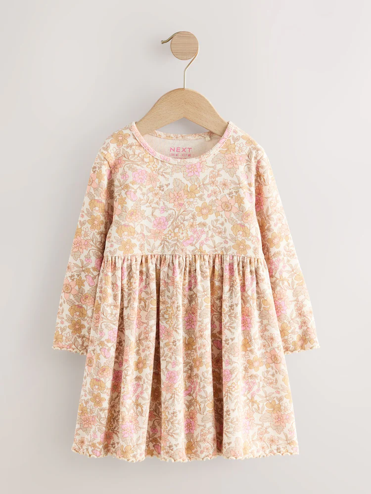 cream floral long sleeve ribbed dress (3mths 7yrs) (copy) cream floral long sleeve ribbed dress (3mths 7yrs) (copy)