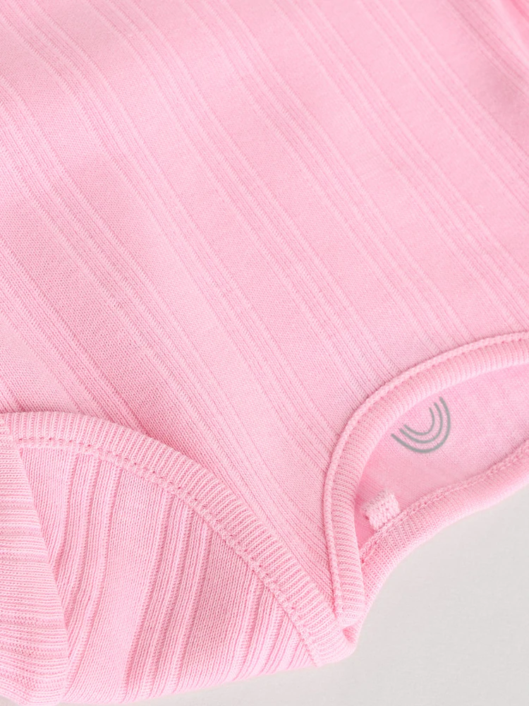 bright pink 5 pack long sleeve baby bodysuits bright pink 5 pack long sleeve baby bodysuits