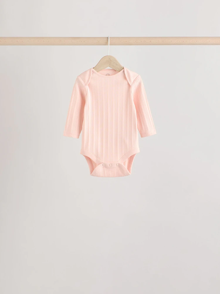 bright pink 5 pack long sleeve baby bodysuits bright pink 5 pack long sleeve baby bodysuits