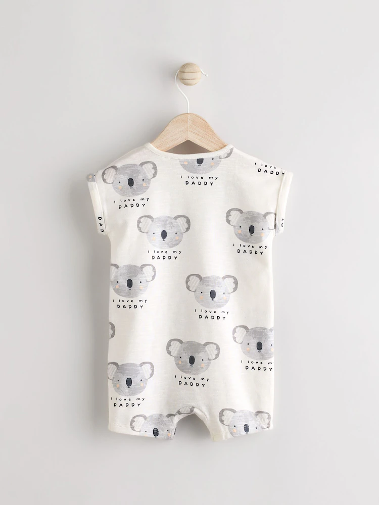 ecru i love my daddy baby romper ecru i love my daddy baby romper