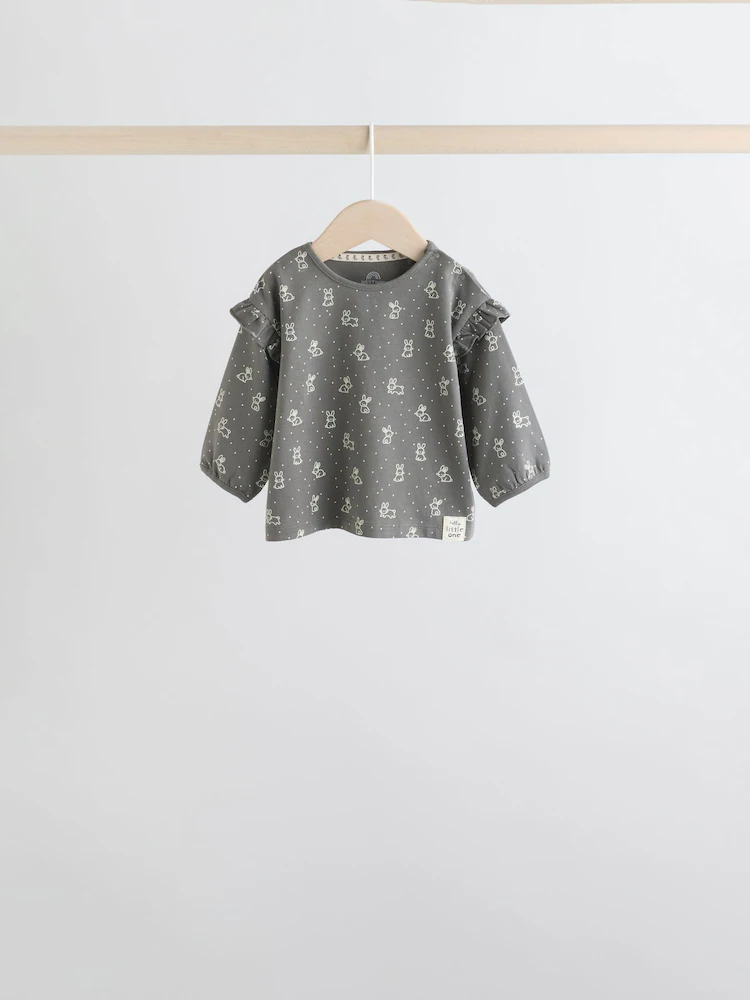 grey/cream character long sleeve top and leggings set 6 piece grey/cream character long sleeve top and leggings set 6 piece