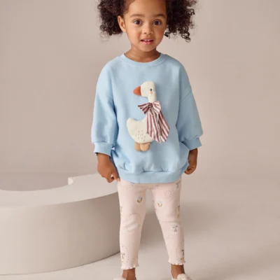 rainbow sweatshirt and leggings set (3mths 7yrs) (copy)