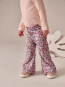 burgundy red rib flare leggings (3mths 7yrs) (copy)