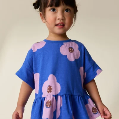 red heart short sleeve peplum t shirt (3mths 7yrs) (copy)