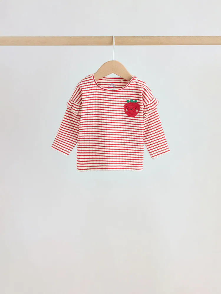 red strawberry long sleeve top and leggings set 6 piece (0mths 3yrs) red strawberry long sleeve top and leggings set 6 piece (0mths 3yrs)