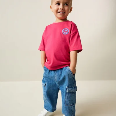 orange slogan short sleeve small graphic t shirt (3mths 7yrs) (copy)